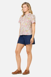 Princess Highway - Libby Bee Ditsy Shirt - cream