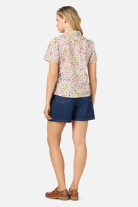 Princess Highway - Libby Bee Ditsy Shirt - cream