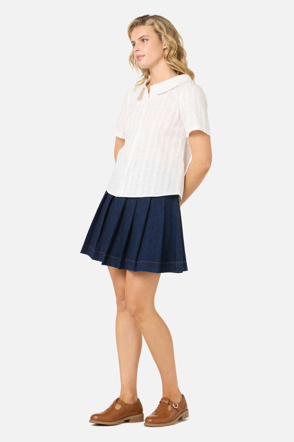 Princess Highway - Cindy Sweet Collar Blouse - cream