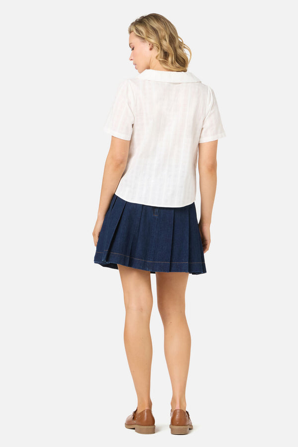 Princess Highway - Cindy Sweet Collar Blouse - cream