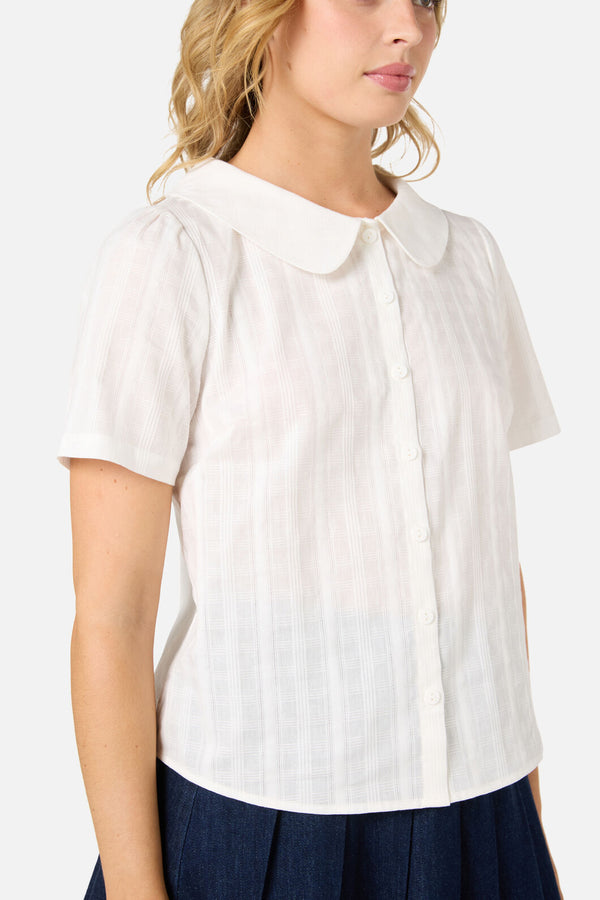 Princess Highway - Cindy Sweet Collar Blouse - cream