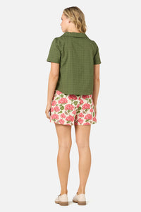 Princess Highway - Cindy Sweet Collar Blouse - olive