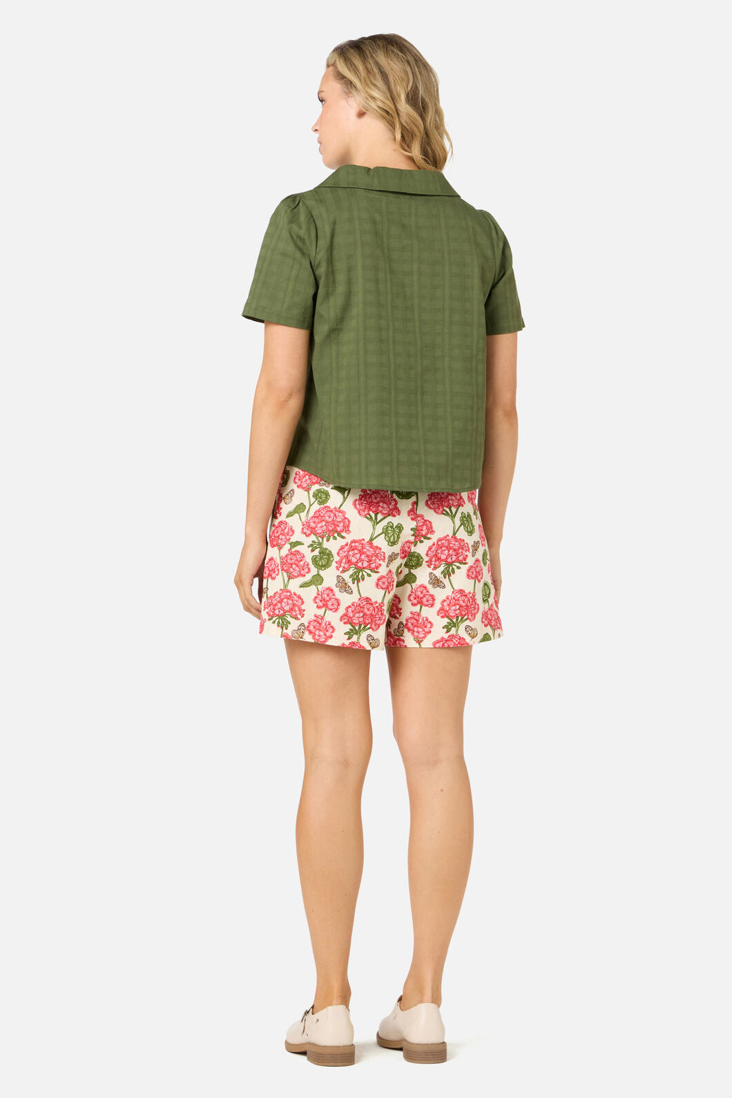 Princess Highway - Cindy Sweet Collar Blouse - olive