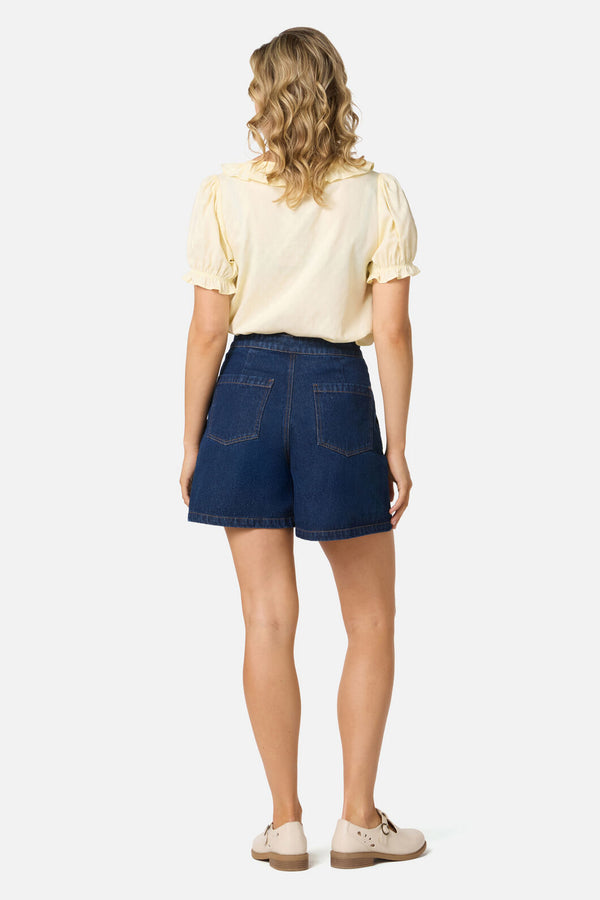 Princess Highway - Sailor Denim Short - blue-denim