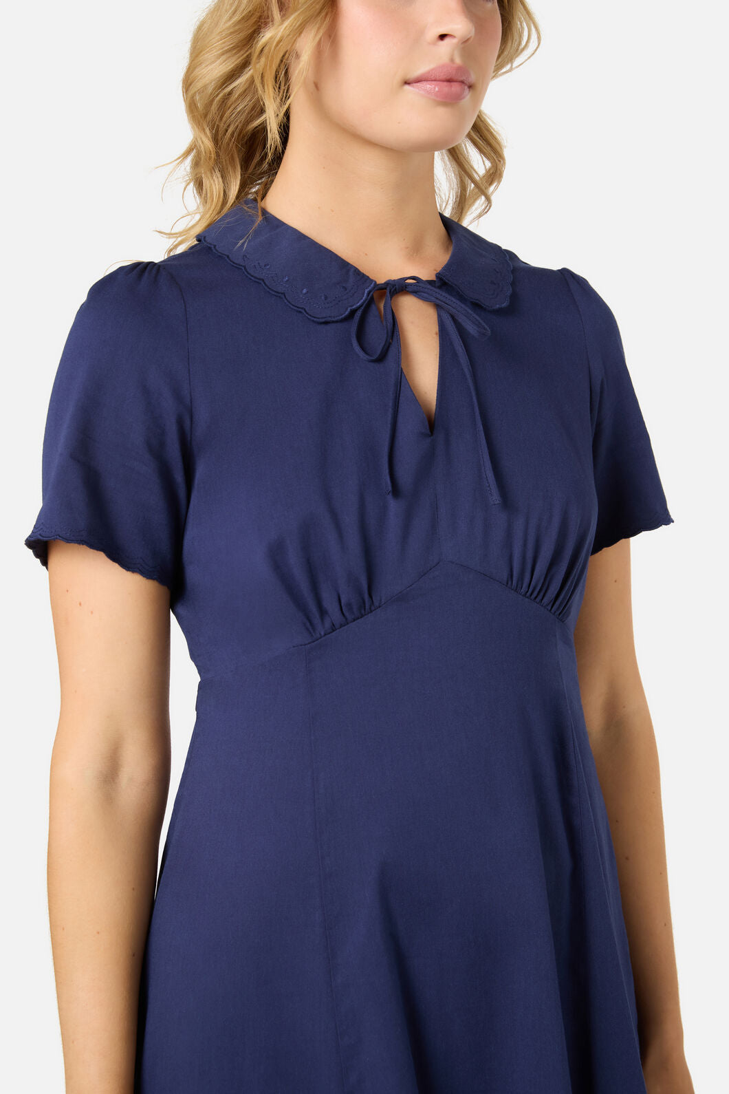 Princess Highway - Josie Sweet Collar Tea Dress - navy