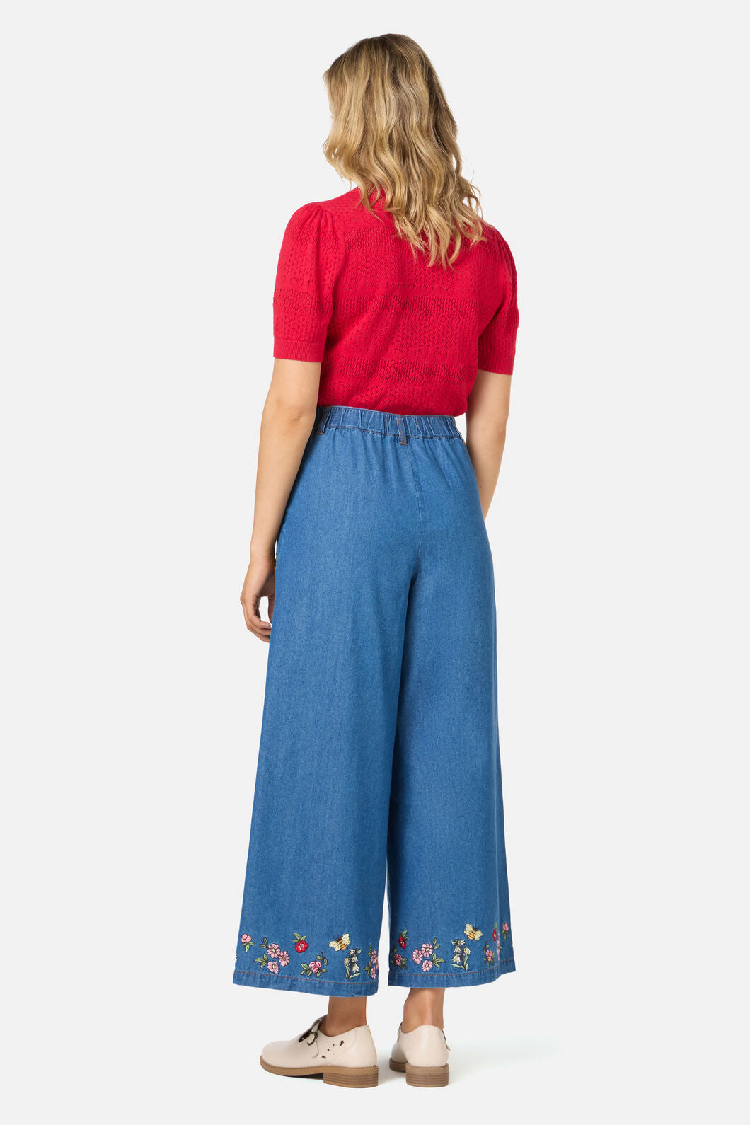 Princess Highway - Libby Bee Denim Culotte - blue-denim
