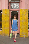 Princess Highway - Libby Bee Denim Shift Dress - blue-denim