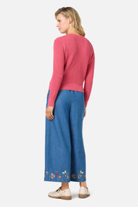 Princess Highway - Ivy Lace Knit Cardigan - rose