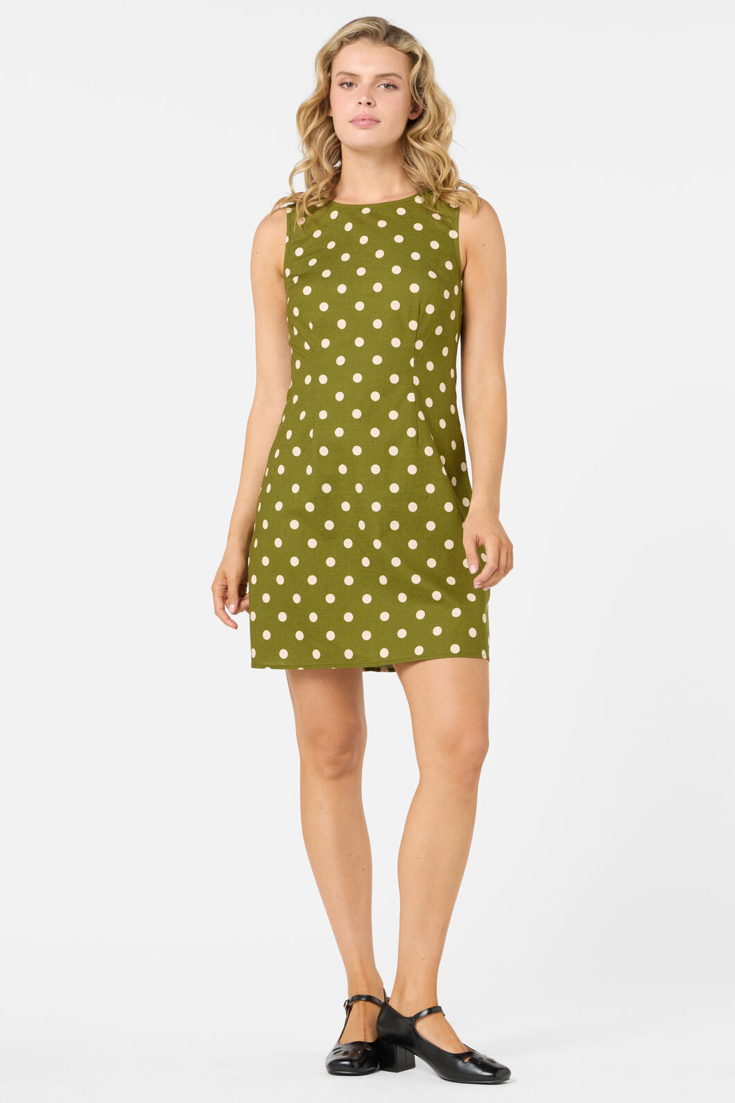 Polka Dot Shift Mini Dress Princess Highway Polka Dot Shift Mini Dress Princess Highway