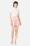 Princess Highway - Gingham Floral Shorts - pink