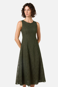 Princess Highway - Amara Lace Midi Dress - olive
