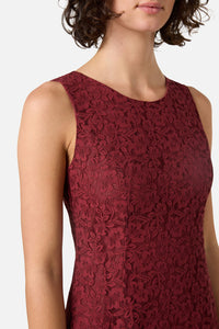 Princess Highway - Amara Lace Midi Dress - henna