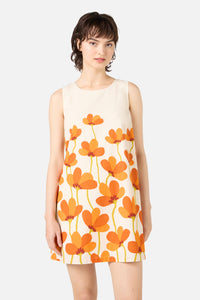 Princess Highway - Lulu Flower Shift Dress - cream