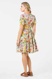 Princess Highway - Grasshopper Floral Mini Dress - green