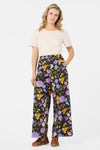 Princess Highway - Grasshopper Floral Pant - navy