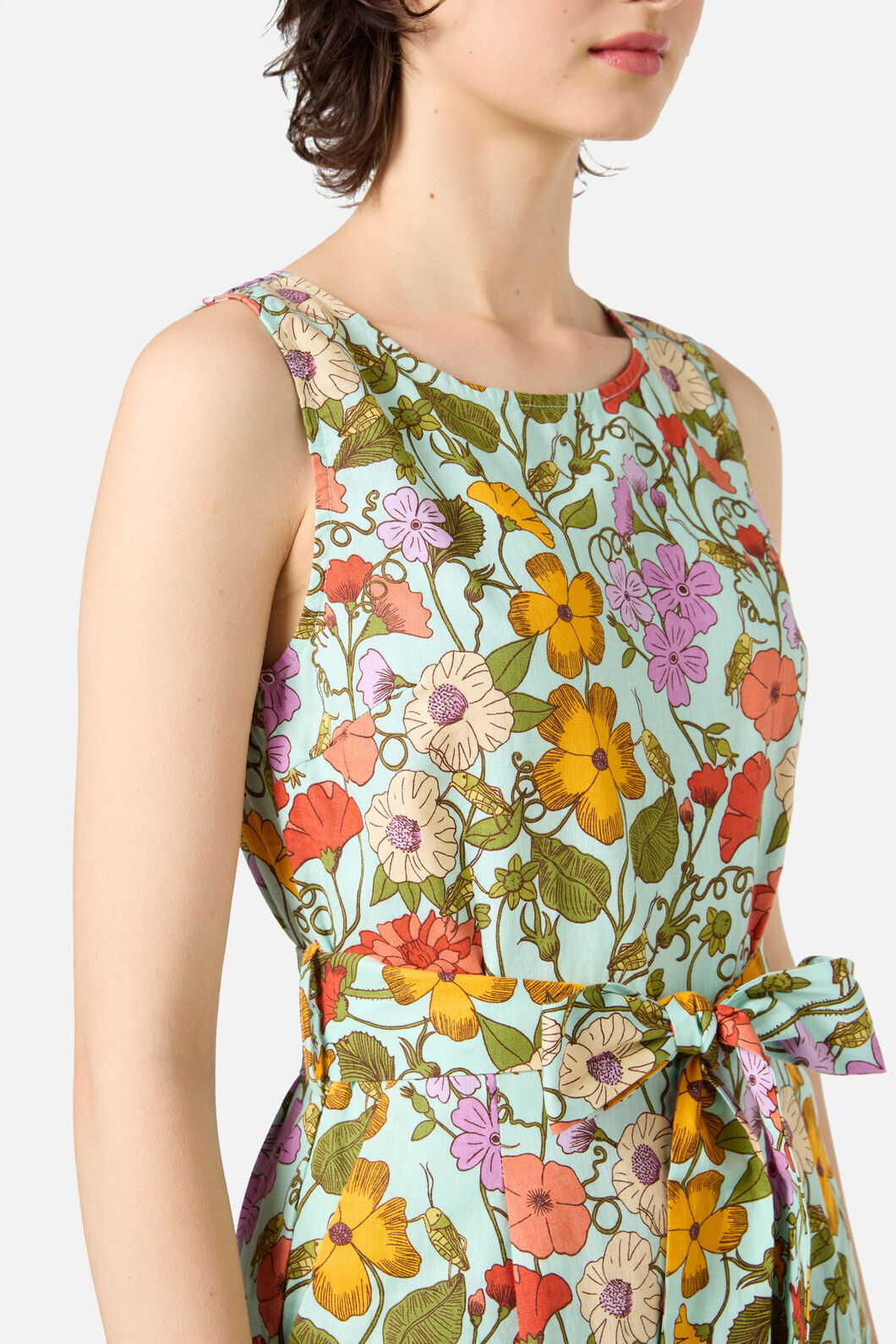 Princess Highway - Grasshopper Floral Jumpsuit - green