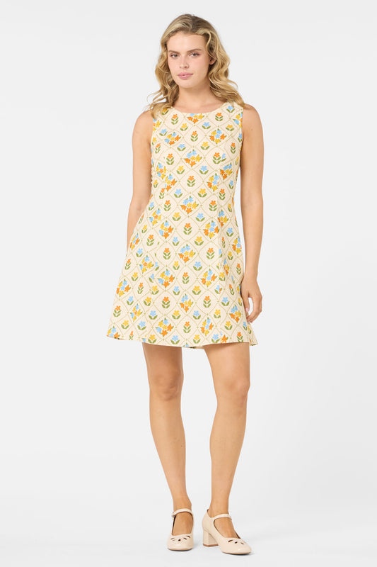 Princess Highway - Judy Shift Mini Dress - cream