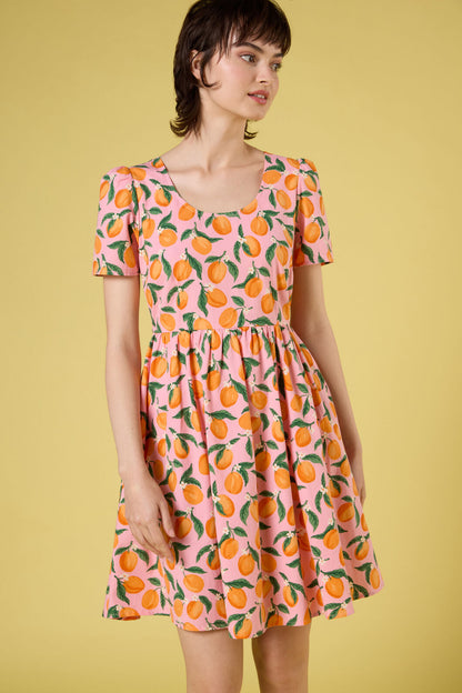 Princess Highway - Apricots Short Sleeve Dress - pink