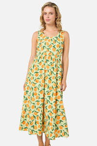 Princess Highway - Apricots Gathered Midi Dress - green
