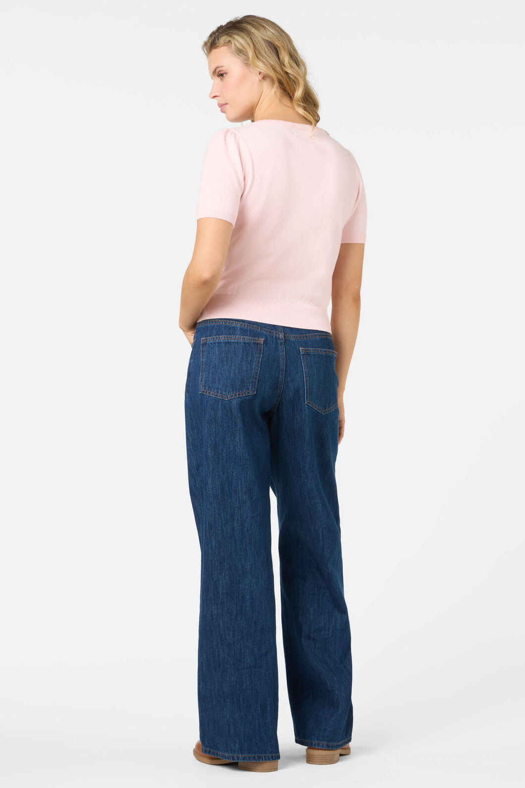 Princess Highway - APRICOTS EMBROIDERED CARDIGAN - blush