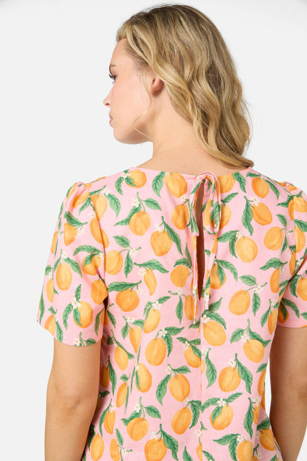 Princess Highway - Apricots Short Sleeve Top - pink