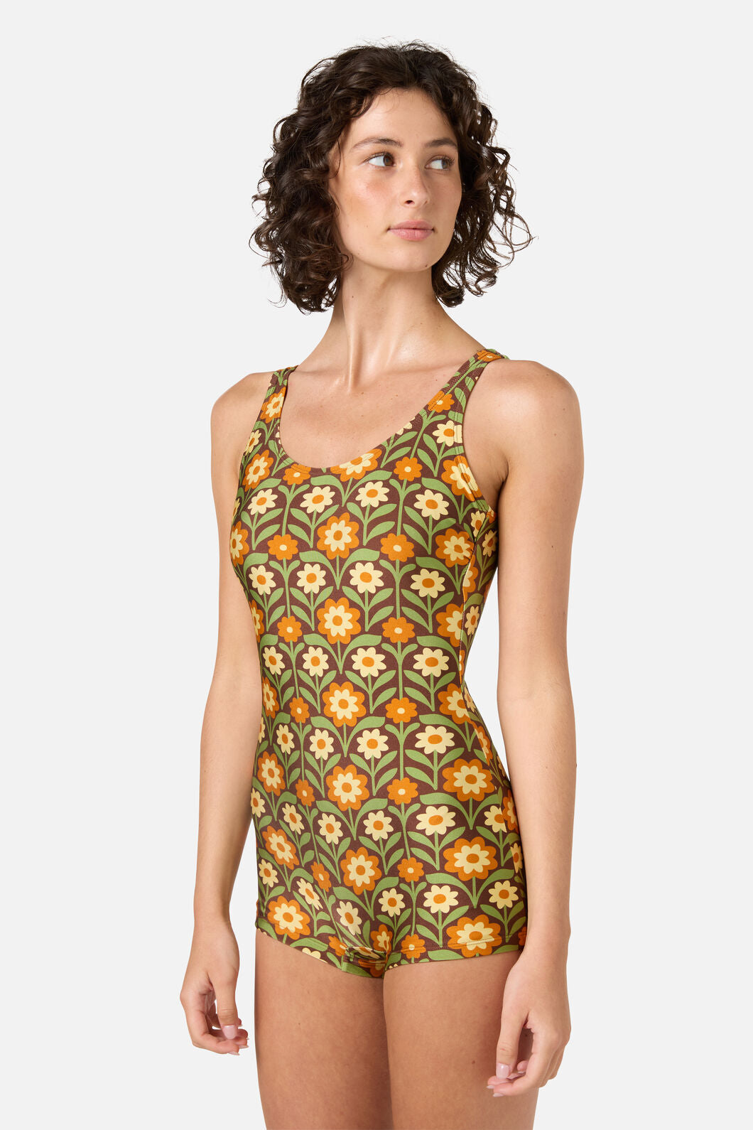 Princess Highway - Cleo Boyleg One Piece - chocolate