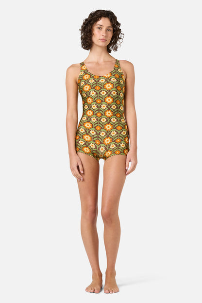 Princess Highway - Cleo Boyleg One Piece - chocolate