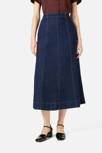 Princess Highway - Ophelia Dark Denim Skirt - dark-denim
