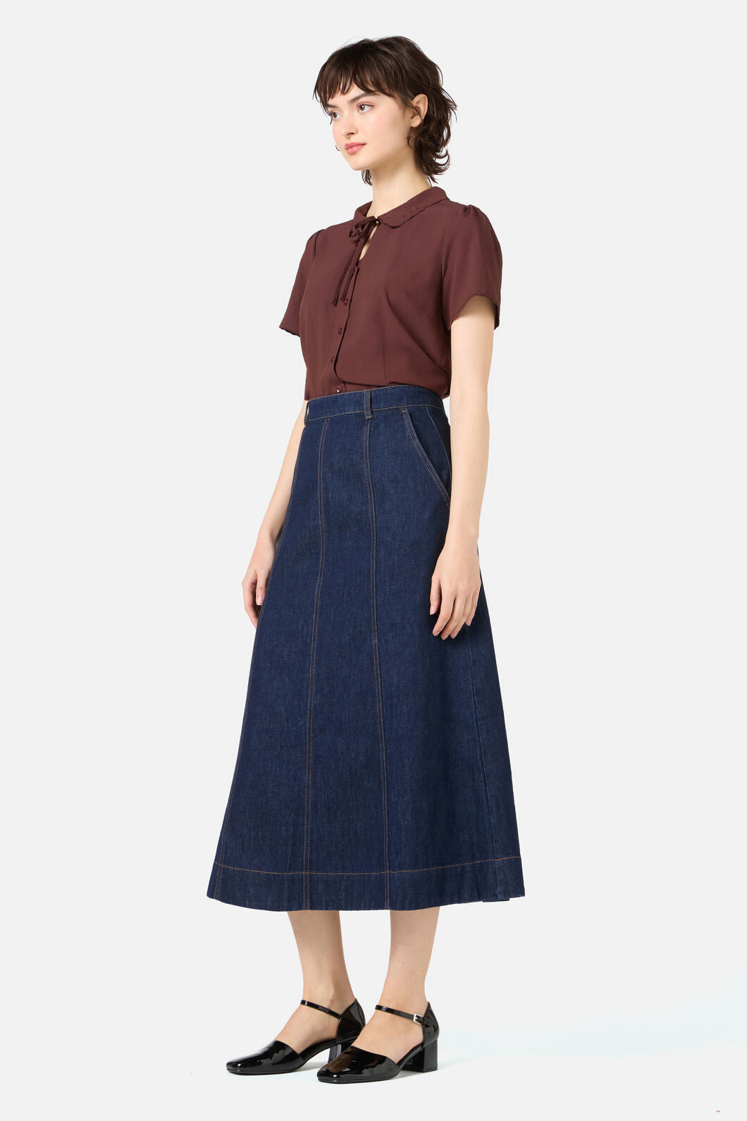 Princess Highway - Ophelia Dark Denim Skirt - dark-denim