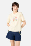 Princess Highway - Grasshopper Floral Relaxed Tee - lemon
