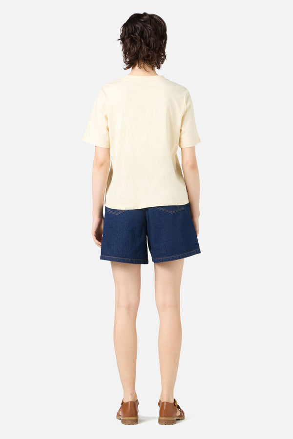 Princess Highway - Grasshopper Floral Relaxed Tee - lemon