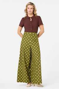 Princess Highway - Josie Short Sleeve Blouse - chocolate