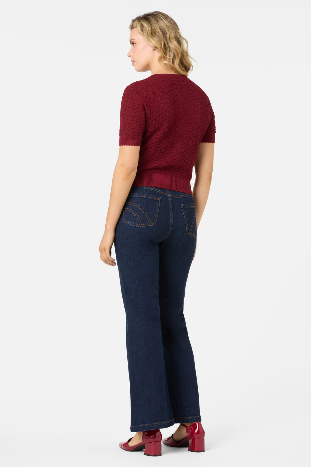 Princess Highway - Garden Short Sleeve Cardigan - henna