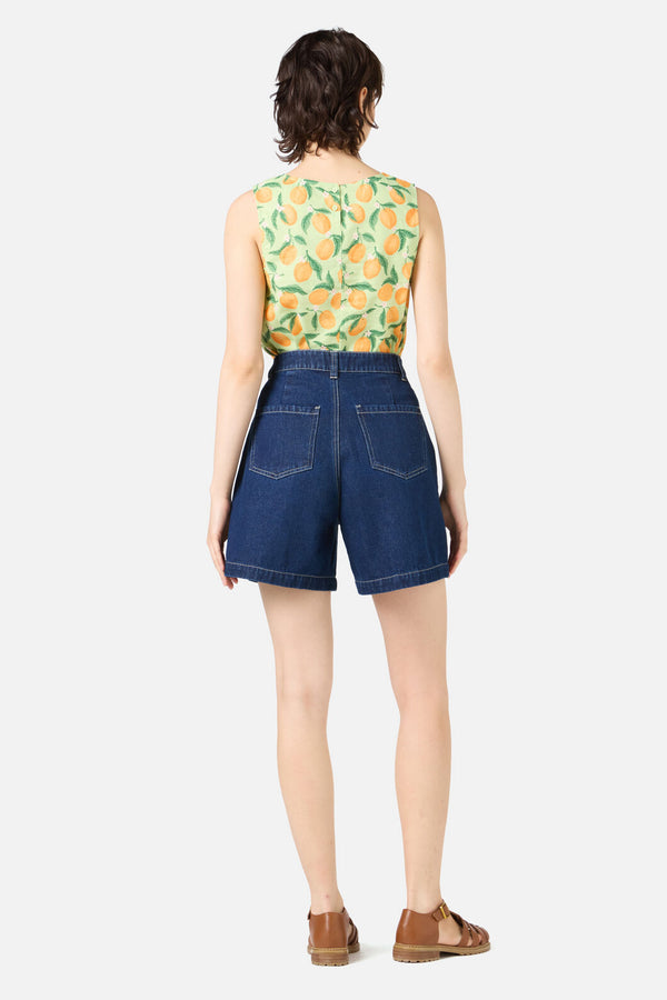 Princess Highway - Reece Denim Short - dark-denim