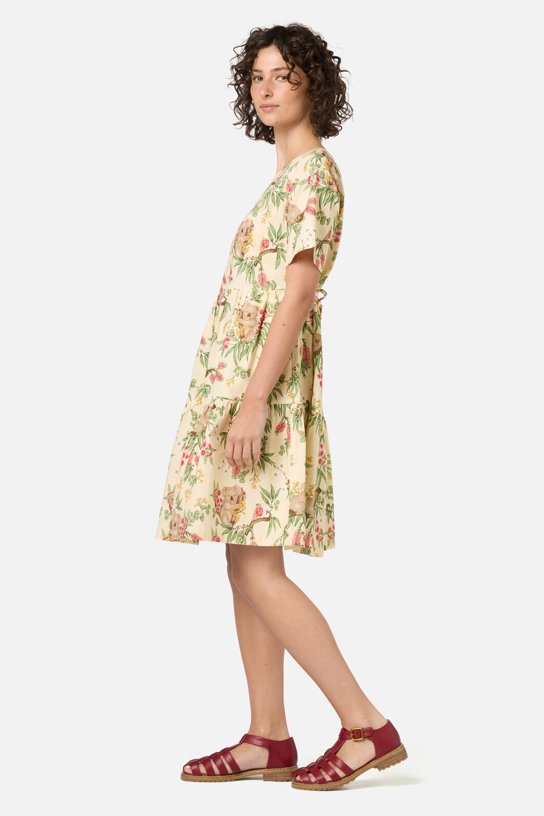 Princess Highway - Koala Smock Dress - lemon