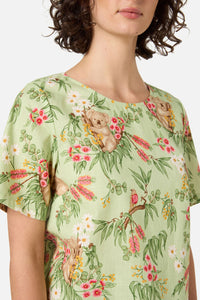 Princess Highway - Koala Short Sleeve Top - mint