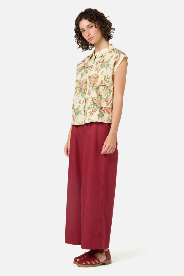 Princess Highway - Koala Sleeveless Shirt - lemon