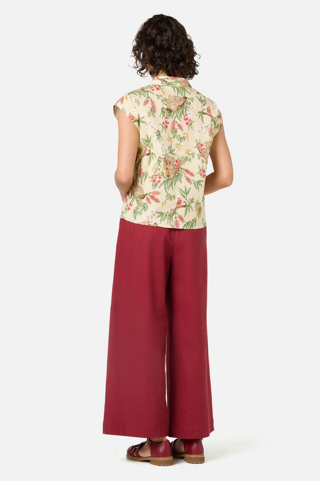 Princess Highway - Koala Sleeveless Shirt - lemon