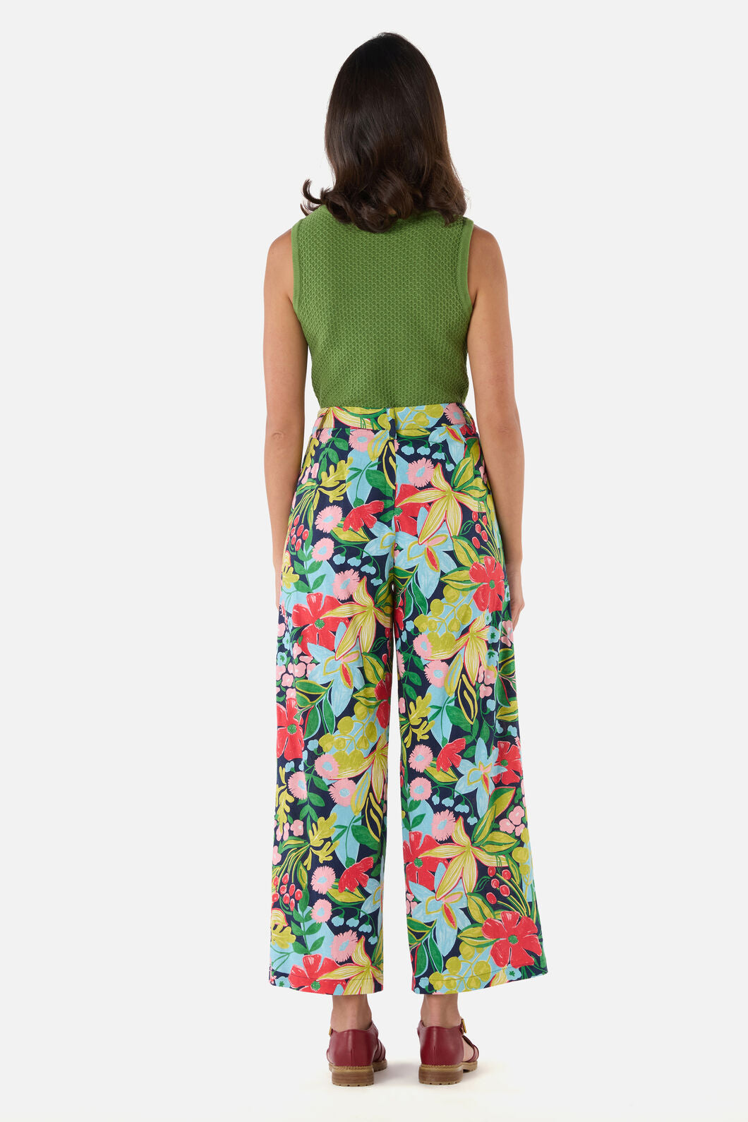 Princess Highway - Lexi Floral Relaxed Pant - navy
