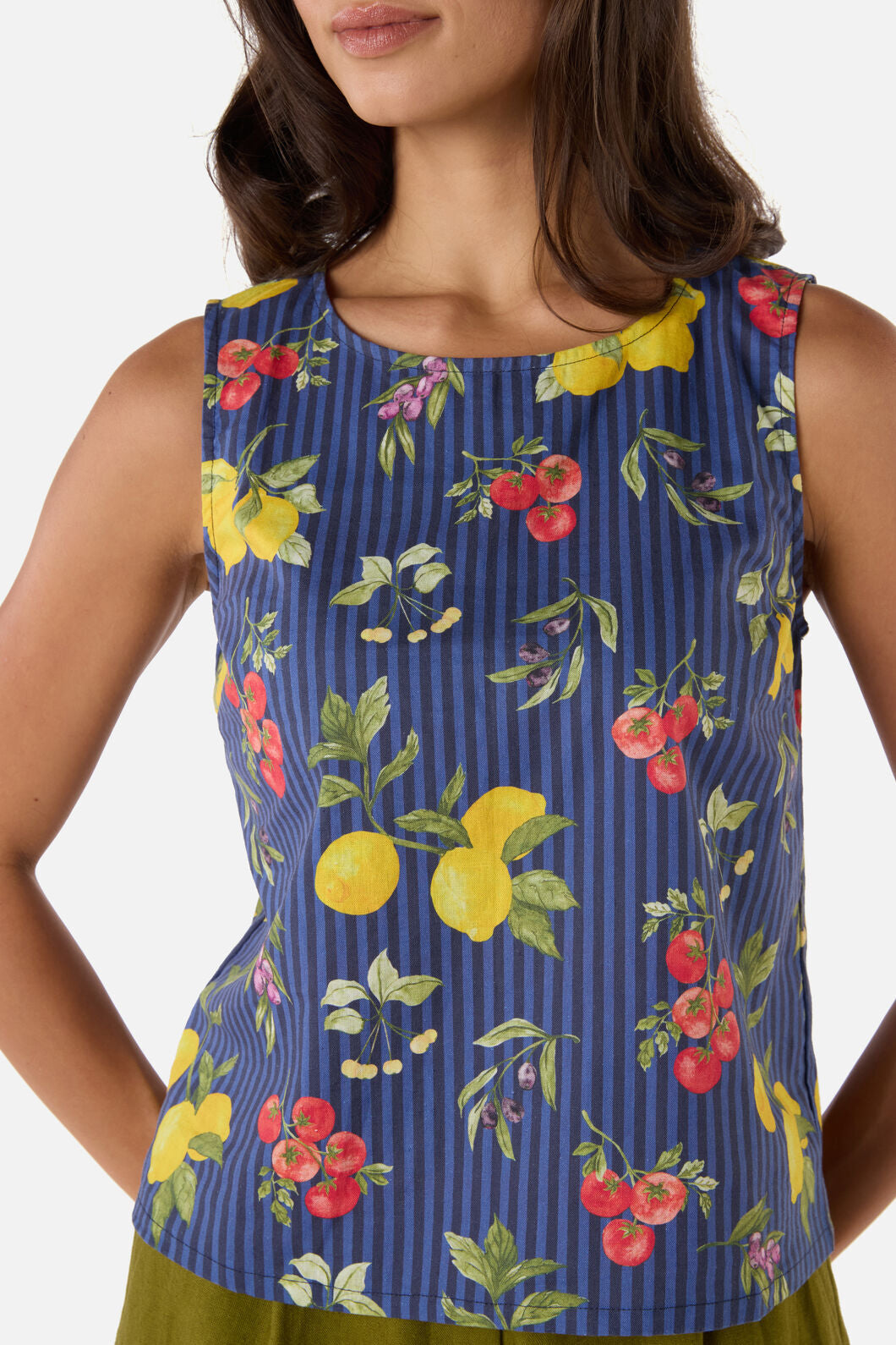 Princess Highway - Carla Picnic Shell Top - navy