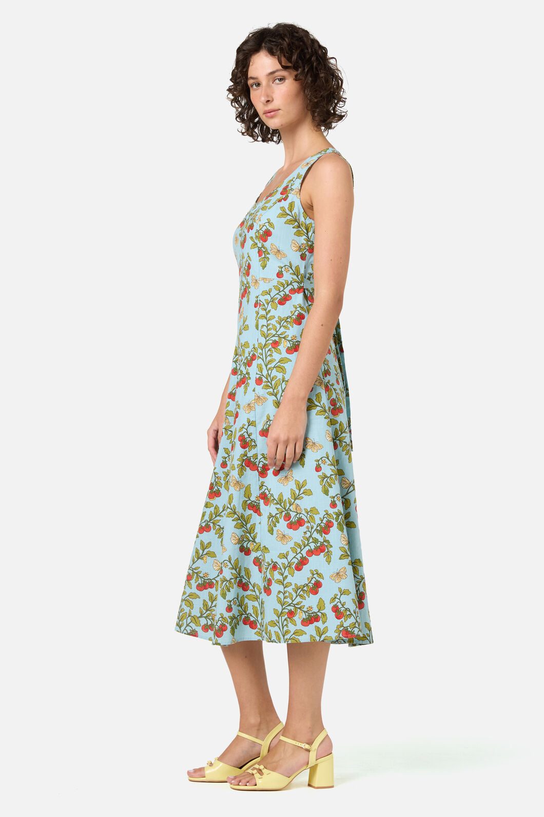 Princess Highway - Cherry Tomatoes Midi Dress - blue