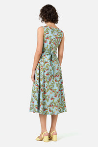 Princess Highway - Cherry Tomatoes Midi Dress - blue