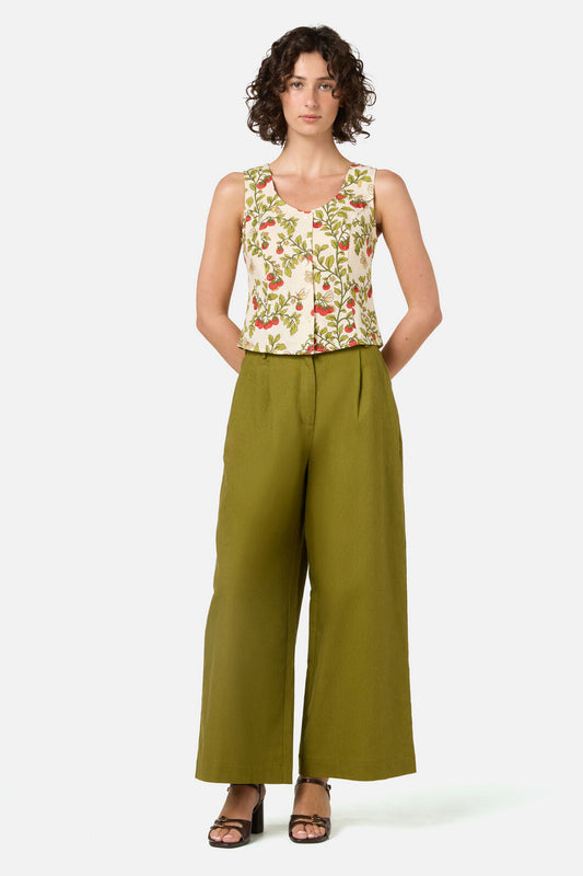 Princess Highway - Cherry Tomatoes Corset Top - cream