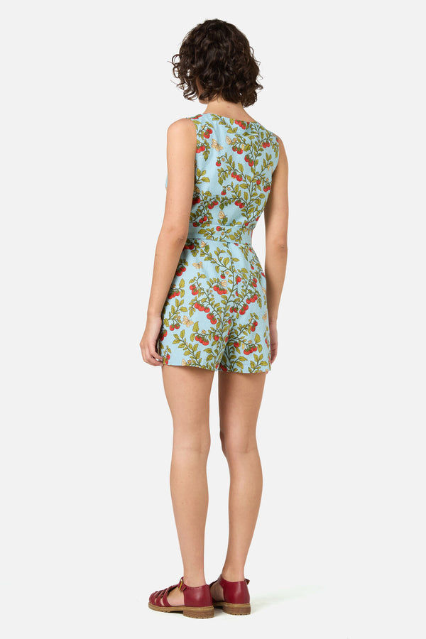 Princess Highway - Cherry Tomatoes Playsuit - blue