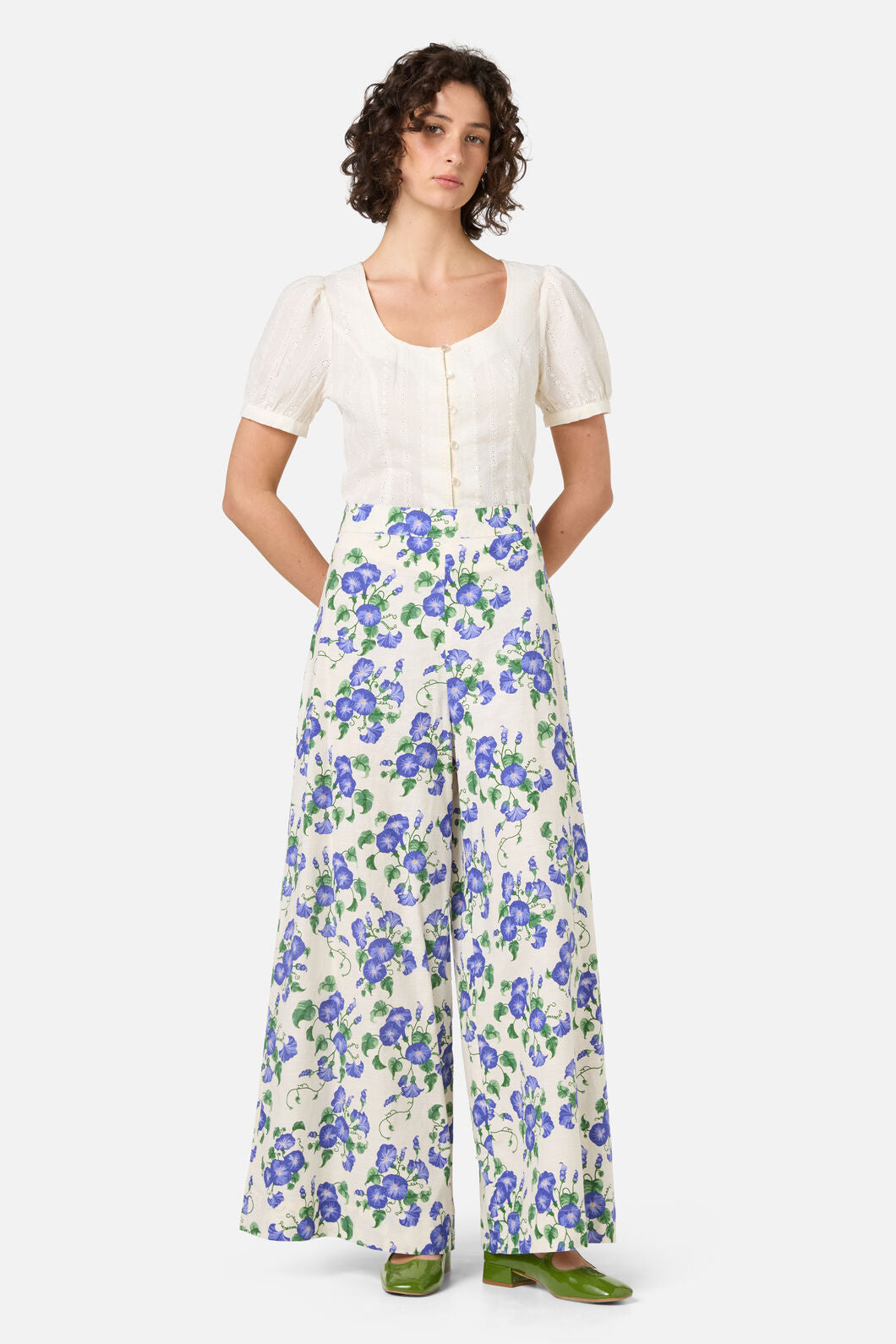 Princess Highway - Morning Glory Wide Leg Pant - cream