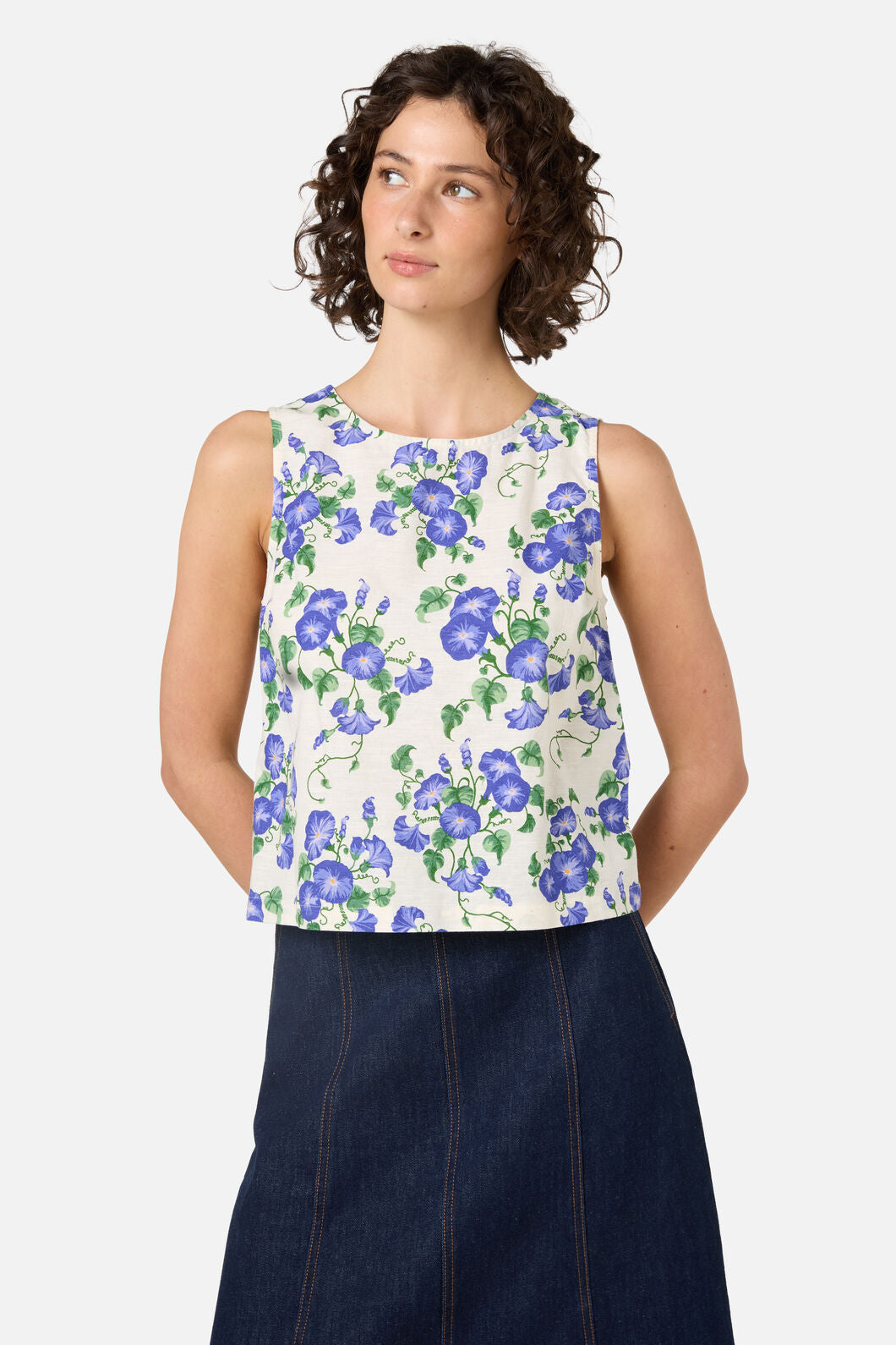 Princess Highway - Morning Glory Shell Top - cream