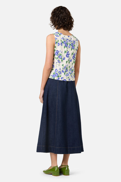 Princess Highway - Morning Glory Shell Top - cream