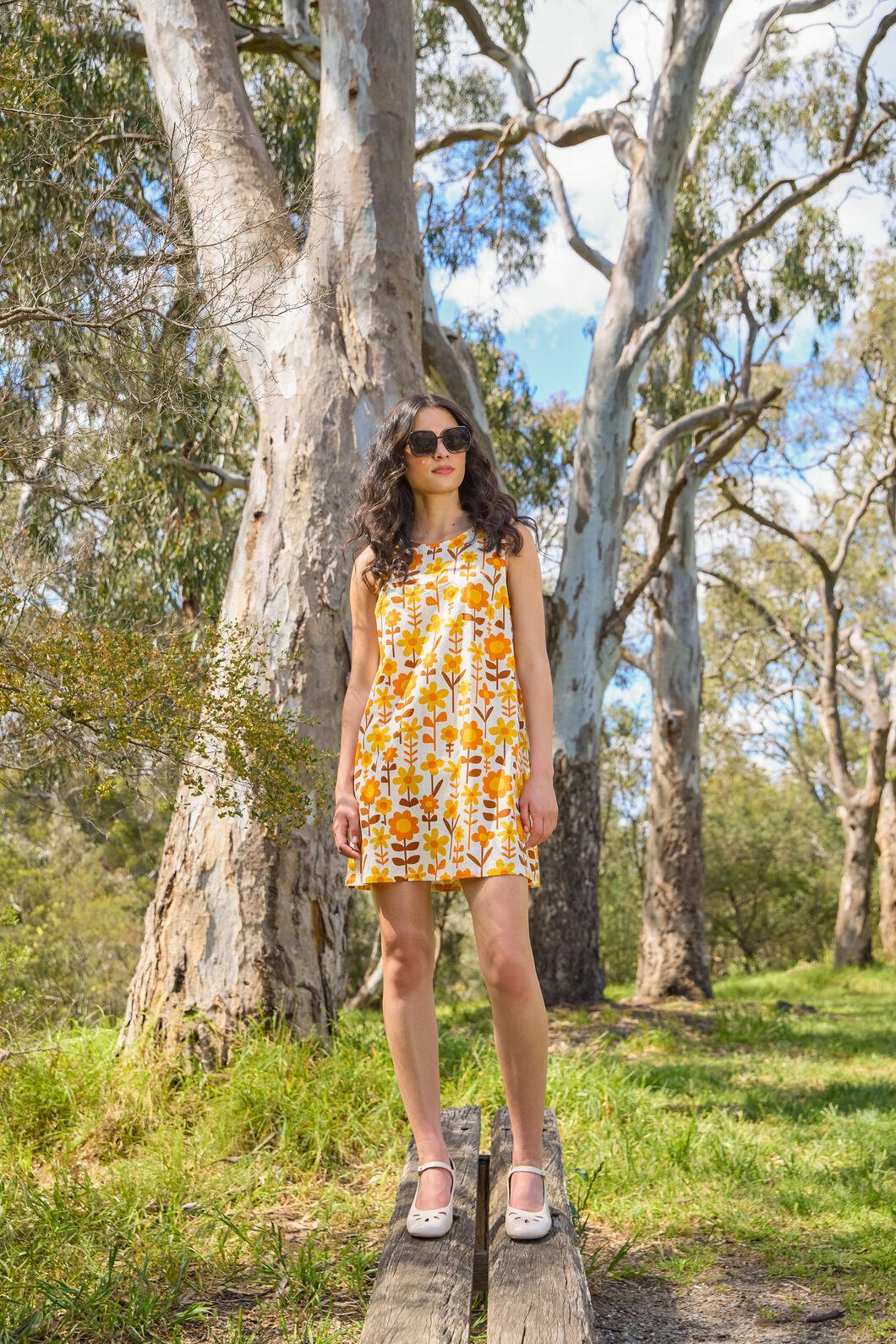 Princess Highway - Penny 60's Mini Shift Dress - cream