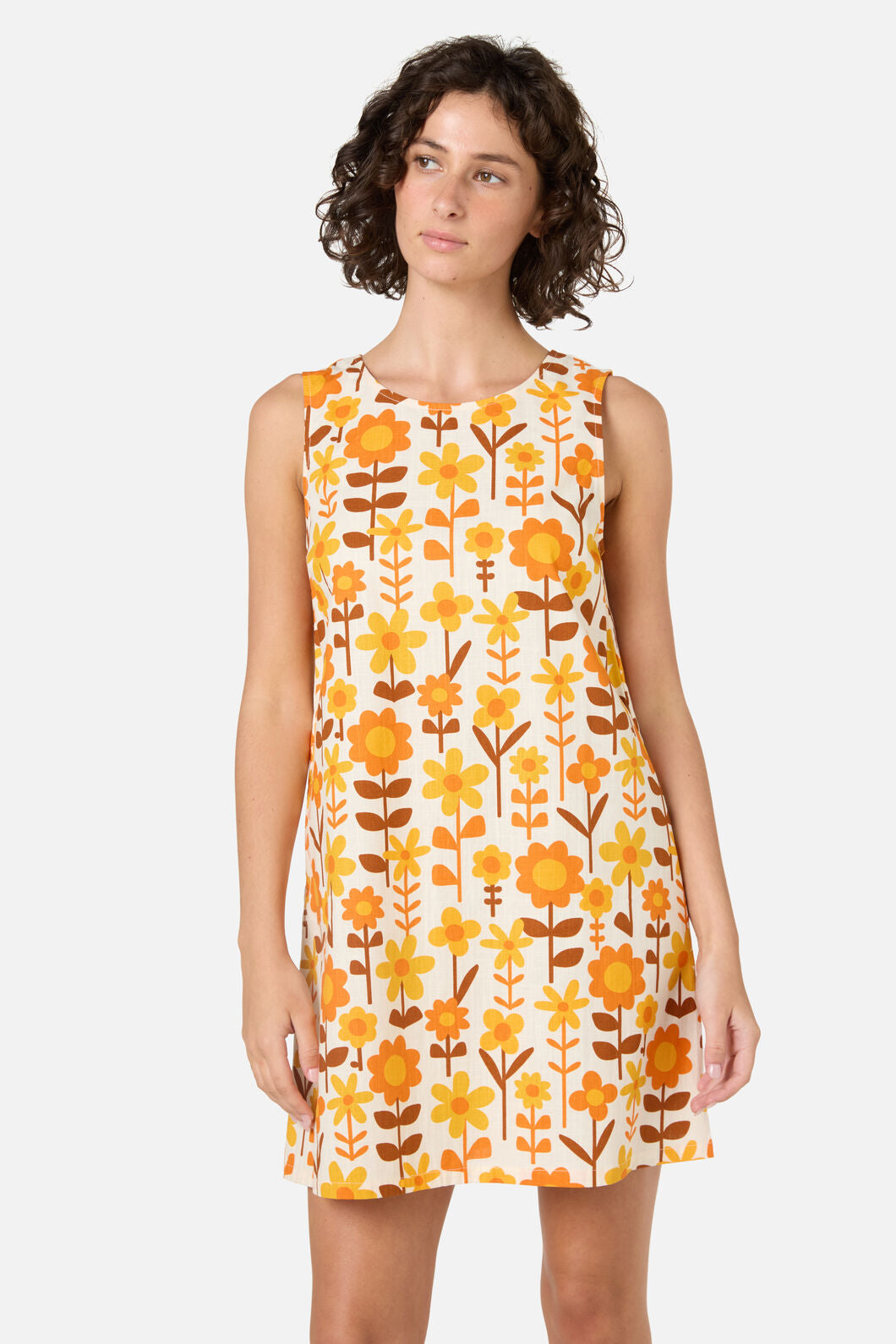 Princess Highway - Penny 60's Mini Shift Dress - cream