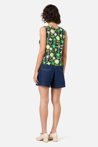 Princess Highway - Penny 60's Shell Top - navy